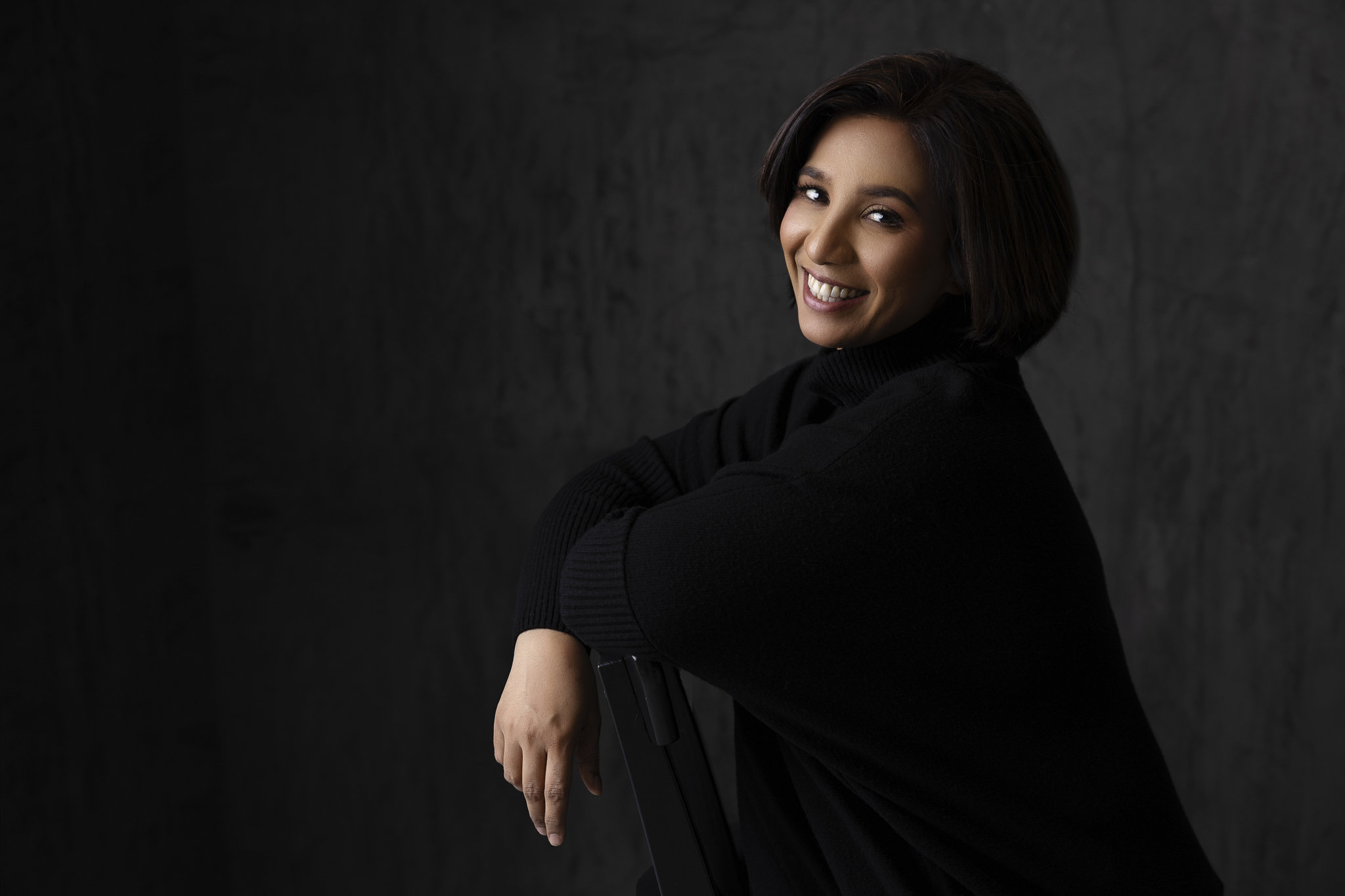 Artistic portrait of a woman.
